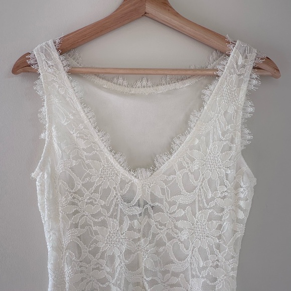 Jump White Lace Dress - Picture 2 of 7
